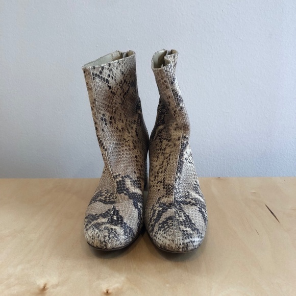 Free People Cecile Ankle Boot in Snakeskin - Picture 4 of 8